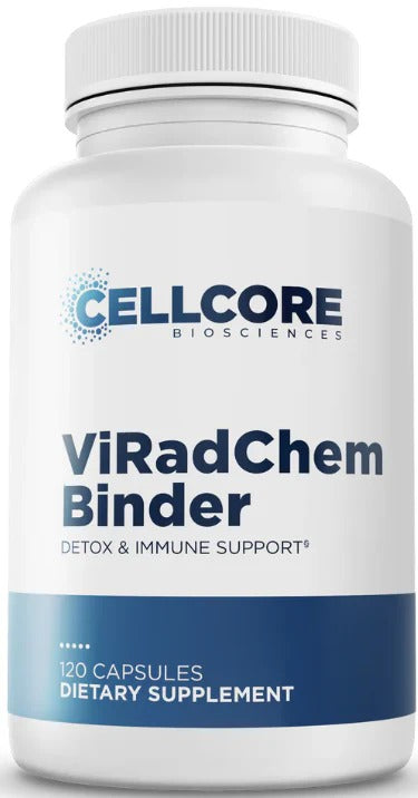 ViRadChem Binder by CellCore – Environmental & Microbe Detox Support, 120 Capsules