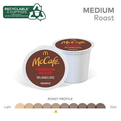 McCafe Premium Roast Medium Roast K-Cup Coffee Pods, 96 Count
