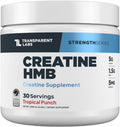 Transparent Labs Creatine HMB - Creatine Monohydrate Powder with HMB for Muscle Growth