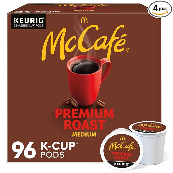 McCafe Premium Roast Medium Roast K-Cup Coffee Pods, 96 Count