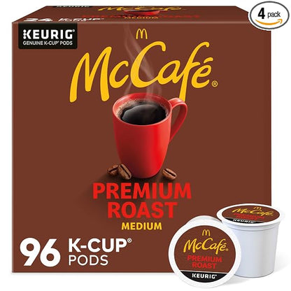 McCafe Premium Roast Medium Roast K-Cup Coffee Pods, 96 Count