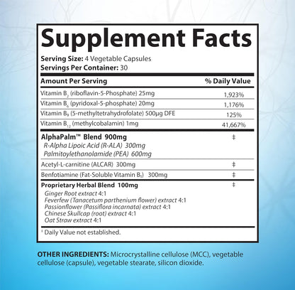 SciatiEase Sciatic Nerve Health Support Supplement, 120 Capsules NEW