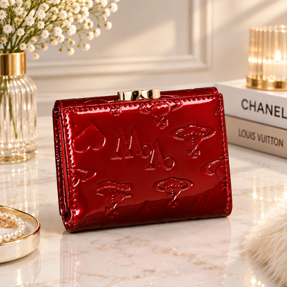 Vivienne Westwood Gamaguchi Trifold Wallet Color Red