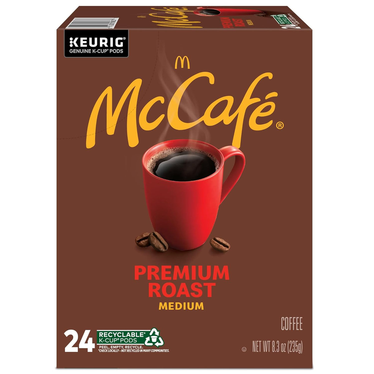 McCafe Premium Roast Medium Roast K-Cup Coffee Pods, 96 Count