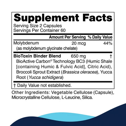 2 Pack CELLCORE BioToxin Binder † 120 capsules