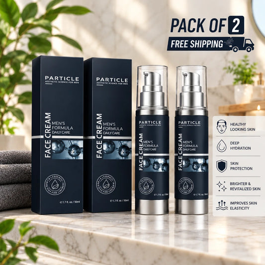 Particle Face Cream for Men 2-Pack 6-in-1 Anti-Aging