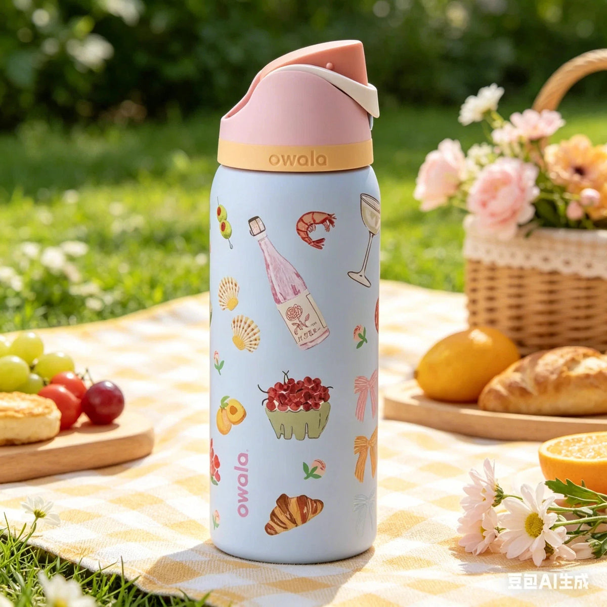 Owala Coastal Picnic 32oz Water Bottle