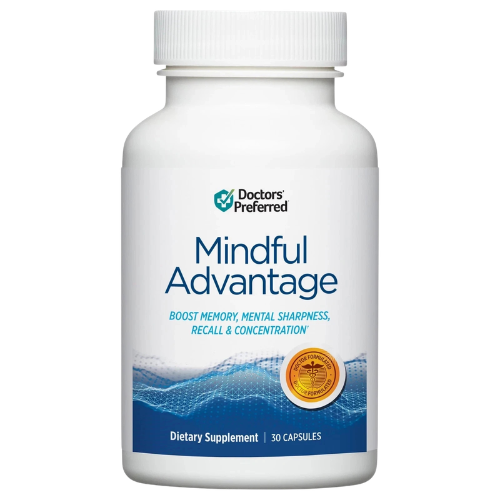 DOCTORS' PREFERRED Mindful Advantage Brain Supplements, Memory, Focus, 30ct