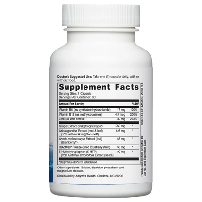 DOCTORS' PREFERRED Mindful Advantage Brain Supplements, Memory, Focus, 30ct