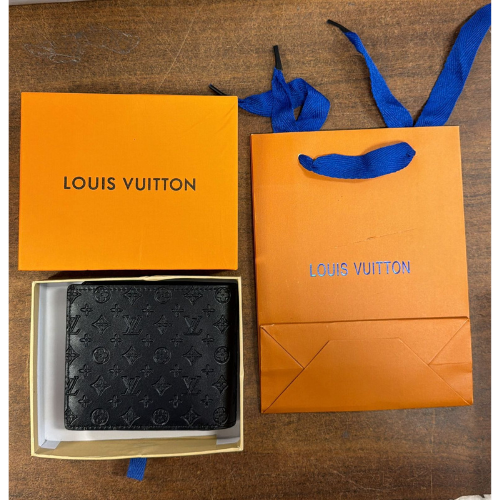 Louis Vuitton Men’s Black Monogram Bifold Wallet with Card Slots