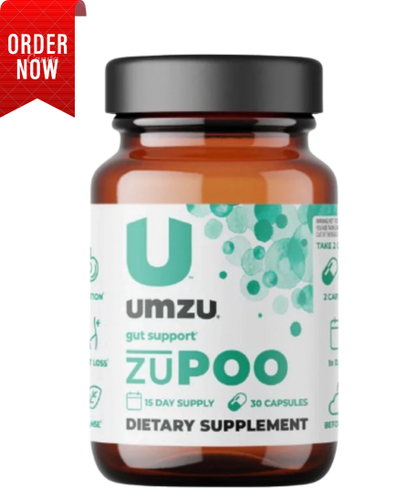 UMZU Zupoo Gut Support Colon Cleanse Dietry Supplement 30 Capsules