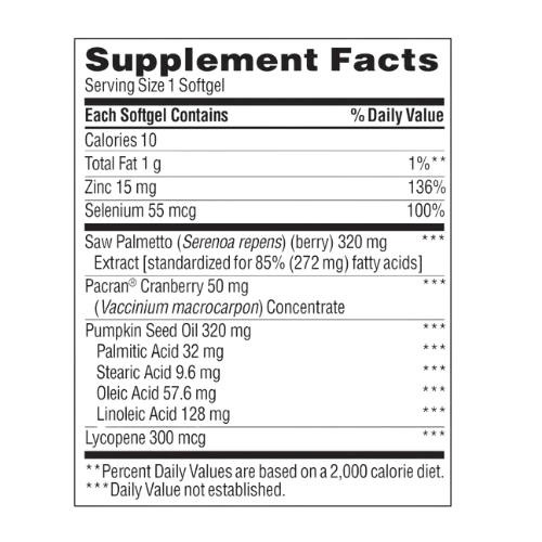 Trunature 644585 Prostate Plus Health -250 Softgels