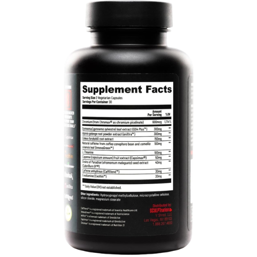 Sculpt Nation by V Shred Burn Thermogenic Fat Burner for Men & Women