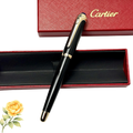 Cartier Black Gold Composite Executive Rollerball Pen Rare AD VIP Gift