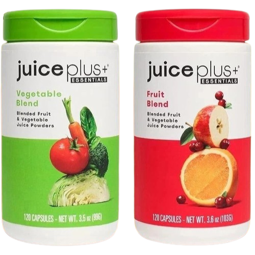 Juice Plus+ - 1 Each Blended Fruit & Veg Juice Powders 120 ea/240 Caps