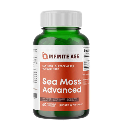 INFINITE AGE 1250mg Sea Moss Advanced Superfood Cap 60 Count
