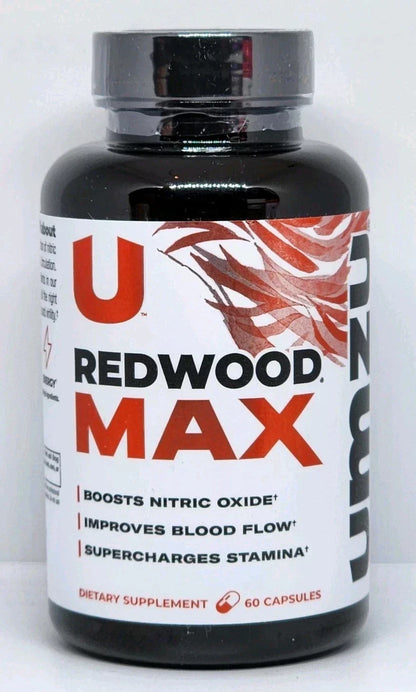 UMZU REDWOOD MAX Blood Flow Support Dietary Supplement 60 Capsules