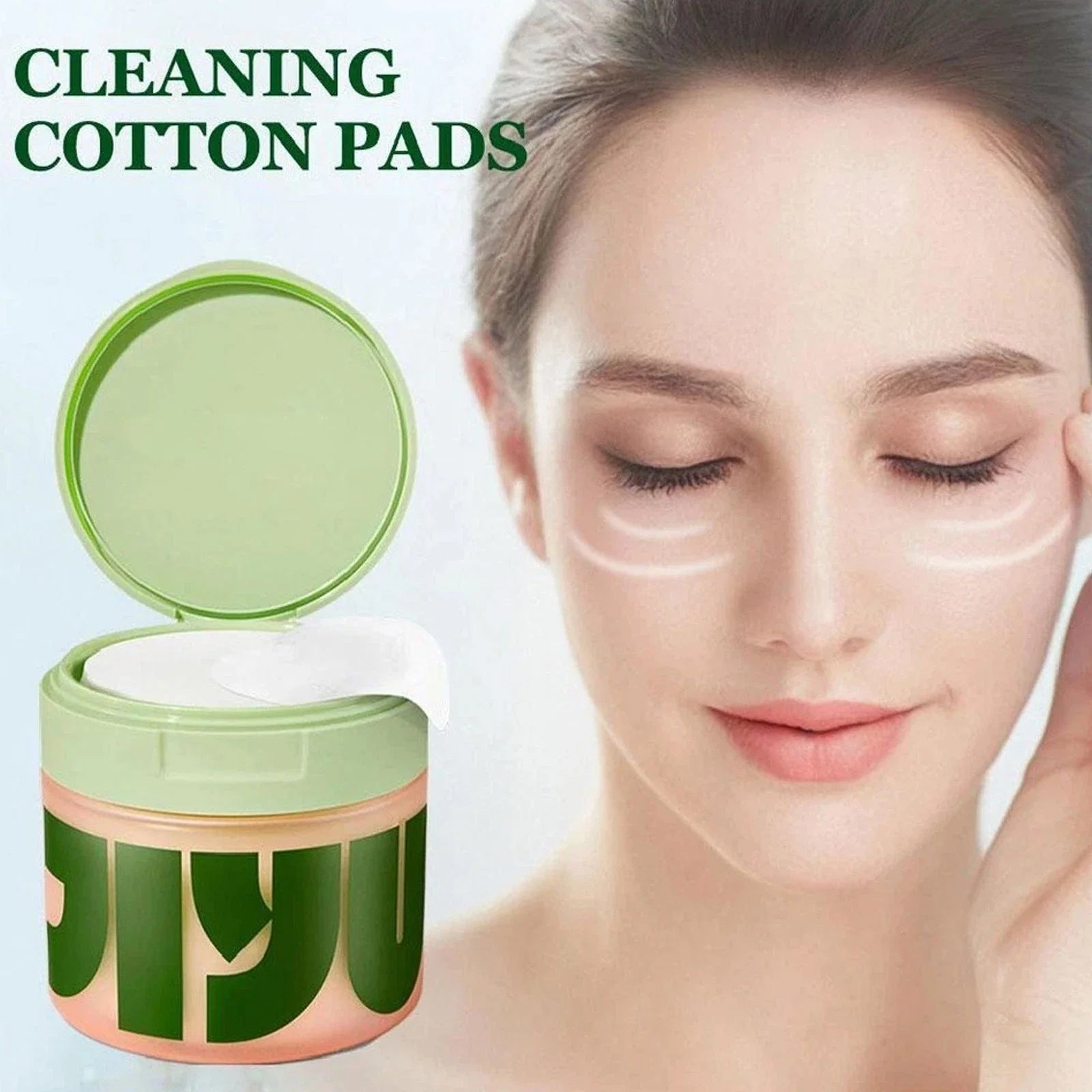 Jiyu Korean Skincare Anti-Aging, Dark Spot & Wrinkle Minimizing Toner Pads 100Pc