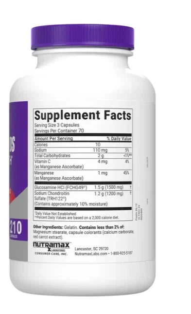 2 Pack Cosamine DS Joint Health Glucosamine & Chondroitin 210 Capsules
